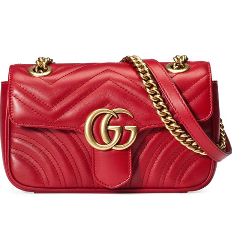 gucci gg marmont mini leather crossbody bag|gucci marmont large shoulder bag.